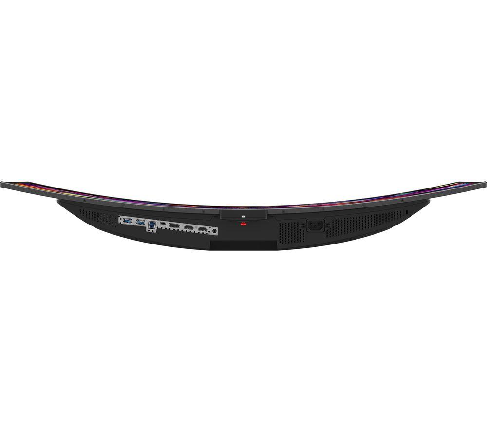 MSI MPG 341CQR X36 Quad HD 34" Curved Quantum Dot QD-OLED Gaming Monitor - Black image number 11 of 13