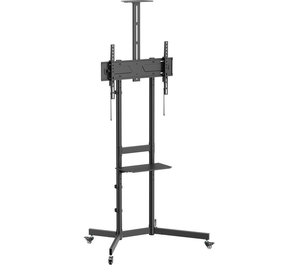 AVF Height Adjustable Mobile TV Cart for 37-70" TVs - Black image number 2 of 7