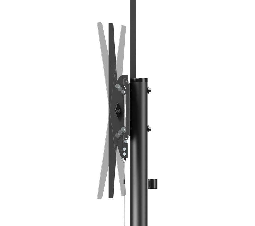 AVF Height Adjustable Mobile TV Cart for 37-70" TVs - Black image number 5 of 7