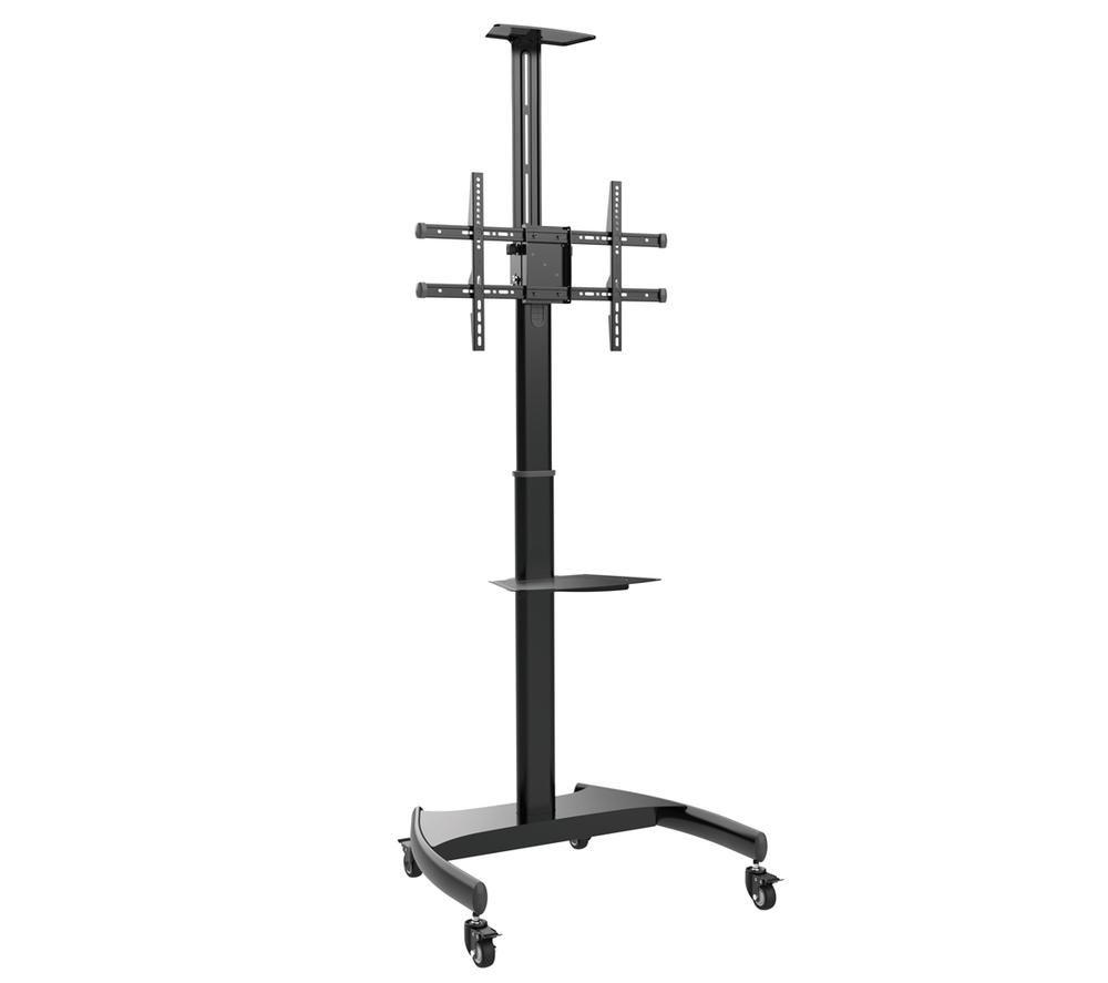 Avf Height Adjustable Tilt & Turn Mobile Tv Cart For 37-70" Tvs - Black, Black