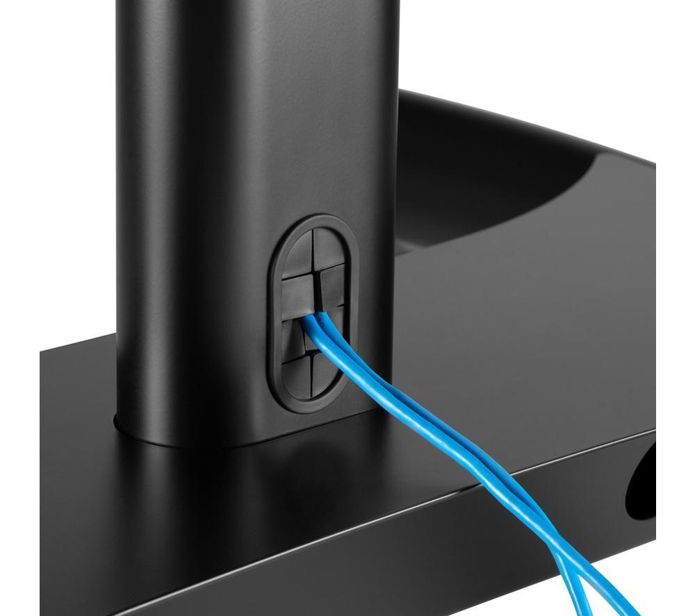 AVF Height Adjustable Tilt & Turn Mobile TV Cart for 37-70" TVs - Black image number 6 of 8