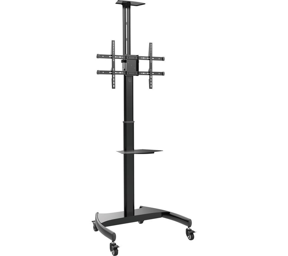 AVF Height Adjustable Tilt & Turn Mobile TV Cart for 37-70" TVs - Black image number 8 of 8