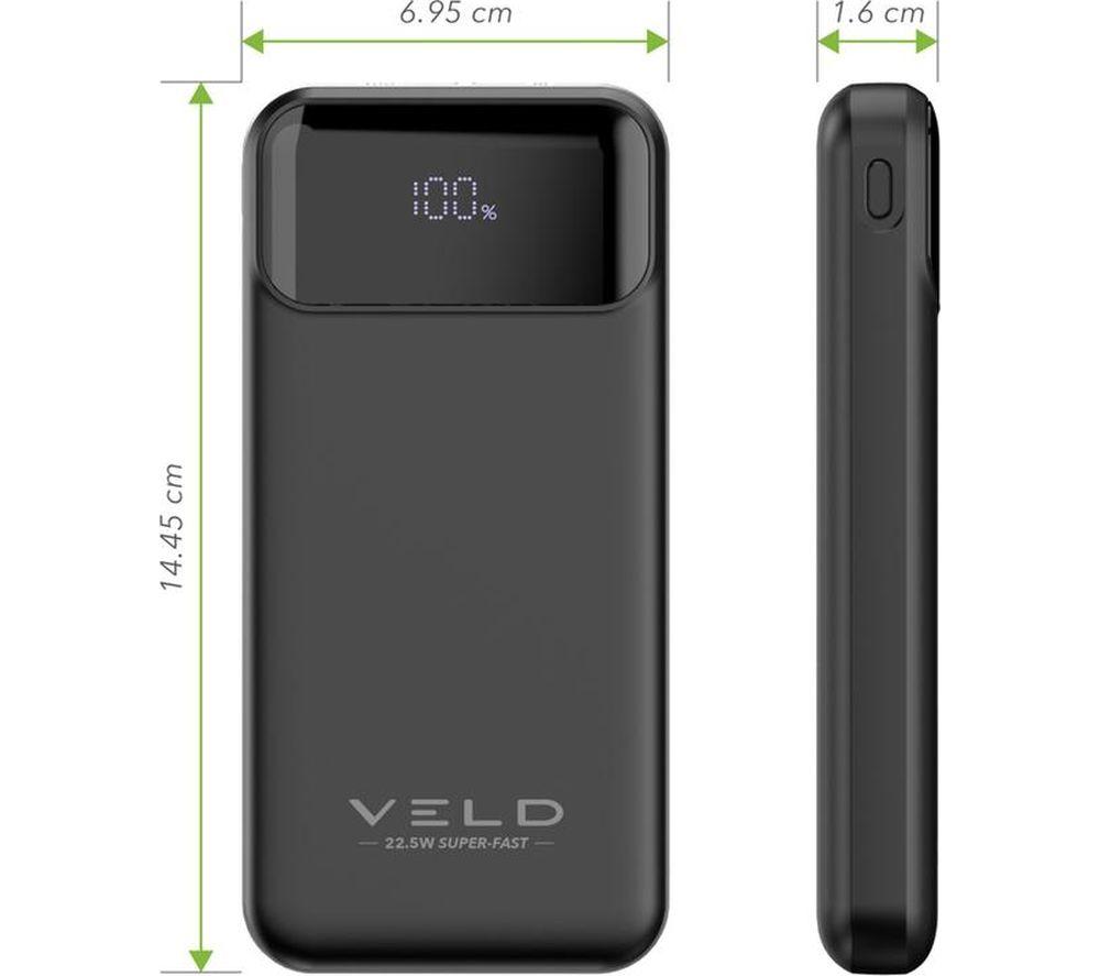 VELD VPB1022B Portable Power Bank - Black image number 2 of 5