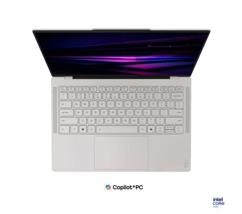 LENOVO Yoga Slim 7i Ultra Aura Edition 14" Refurbished Laptop, Copilot+ PC - Intel&reg; Core&trade; Ultra 7, 1 TB SSD, Seashell (Excellent Condition) image number 2 of 8