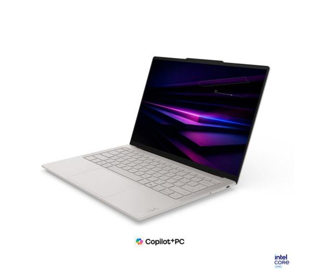 LENOVO Yoga Slim 7i Ultra Aura Edition 14" Refurbished Laptop, Copilot+ PC - Intel&reg; Core&trade; Ultra 7, 1 TB SSD, Seashell (Excellent Condition) image number 3 of 8