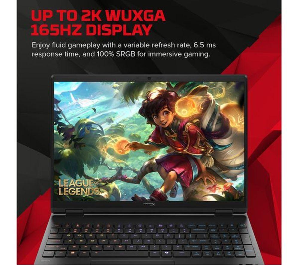 HP HyperX OMEN 15.3" Refurbished Gaming Laptop - Intel&reg; Core&trade; i5, RTX 5050, 1 TB SSD (Very Good Condition) image number 5 of 12
