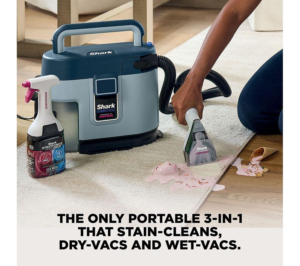 SHARK EveryMess VX110UK Portable 3-in-1 Carpet Cleaner - Cloud Blue image number 2 of 11