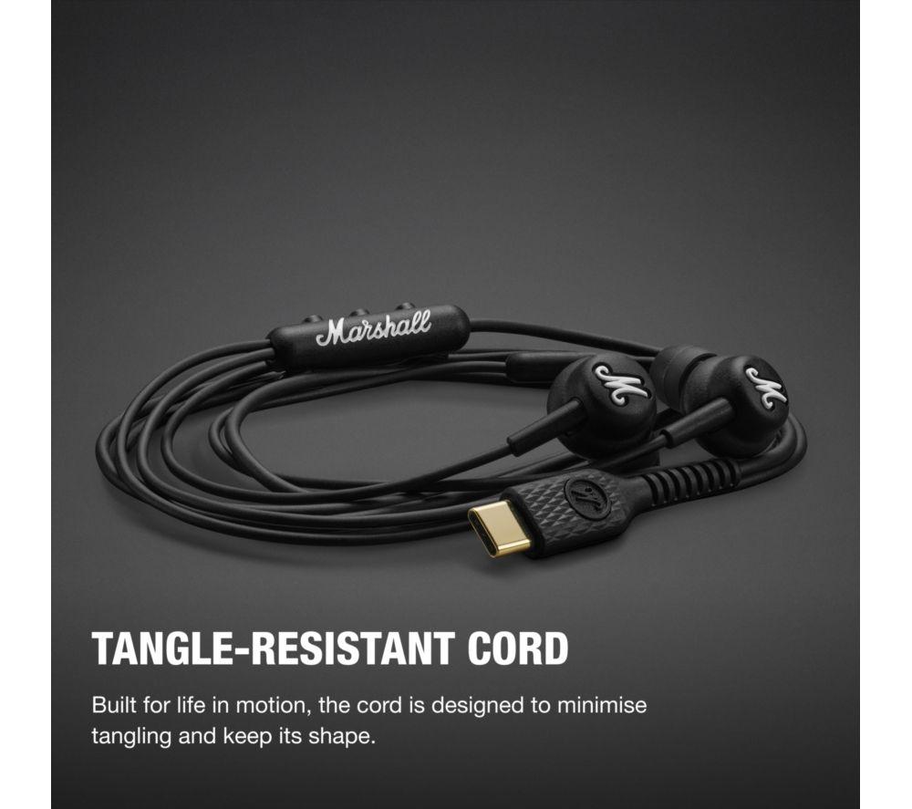 MARSHALL Mode USB Type-C Earphones - Black image number 6 of 9