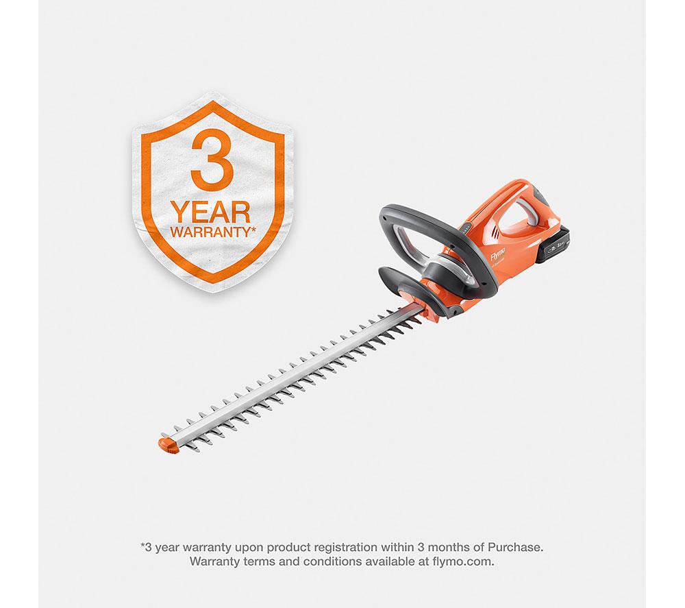 FLYMO SimpliCut 450 Cordless Hedge Trimmer - Orange image number 9 of 11