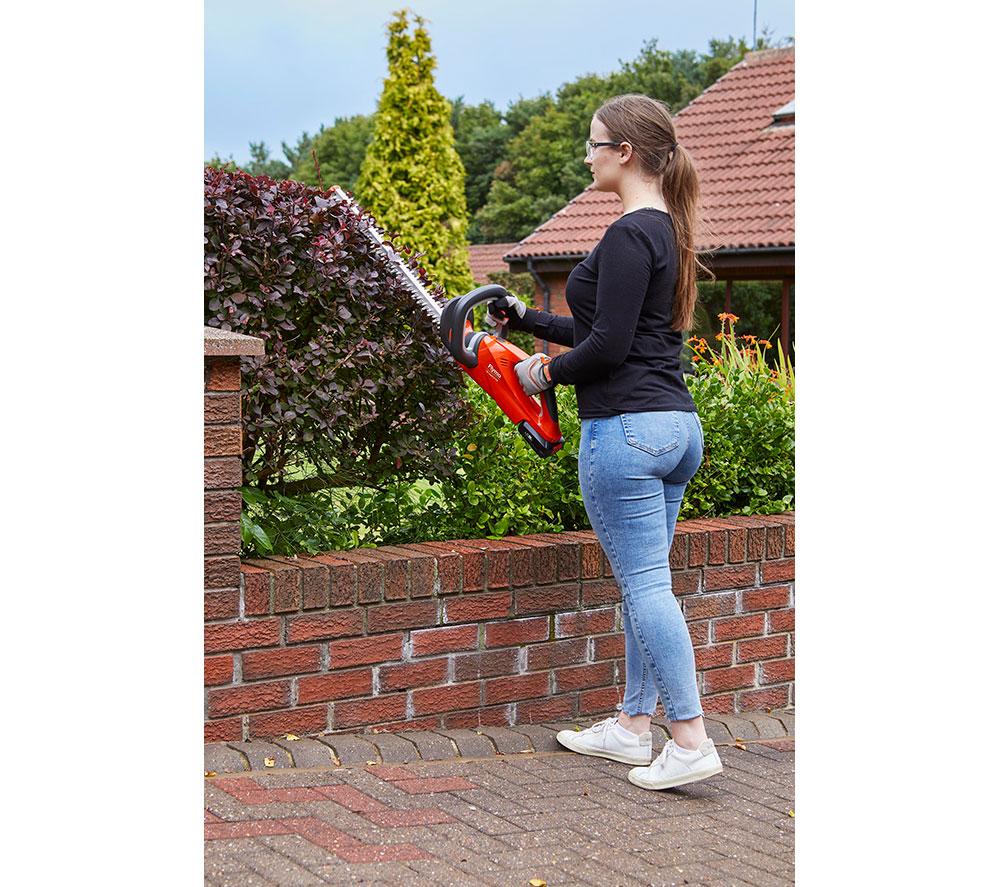 FLYMO SimpliCut 450 Cordless Hedge Trimmer - Orange image number 10 of 11
