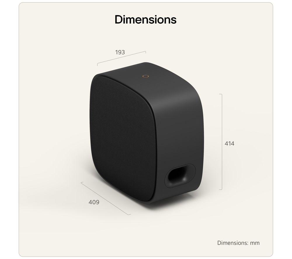 LG Sound Suite W7 Subwoofer - Black image number 2 of 10