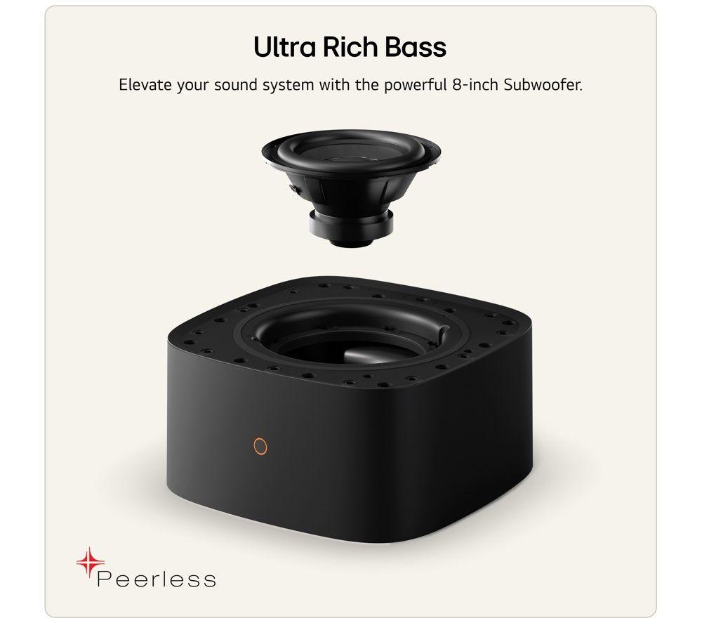 LG Sound Suite W7 Subwoofer - Black image number 7 of 10