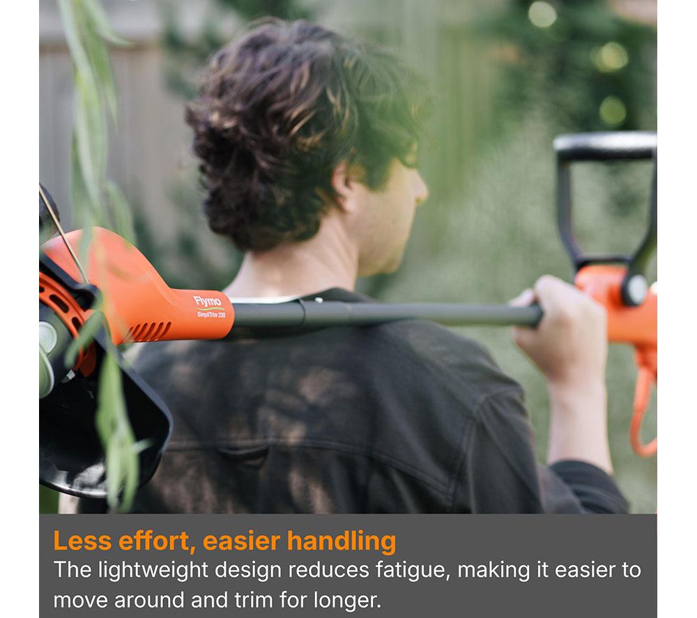 FLYMO SimpliTrim 230 Plus Grass Trimmer - Orange image number 3 of 9