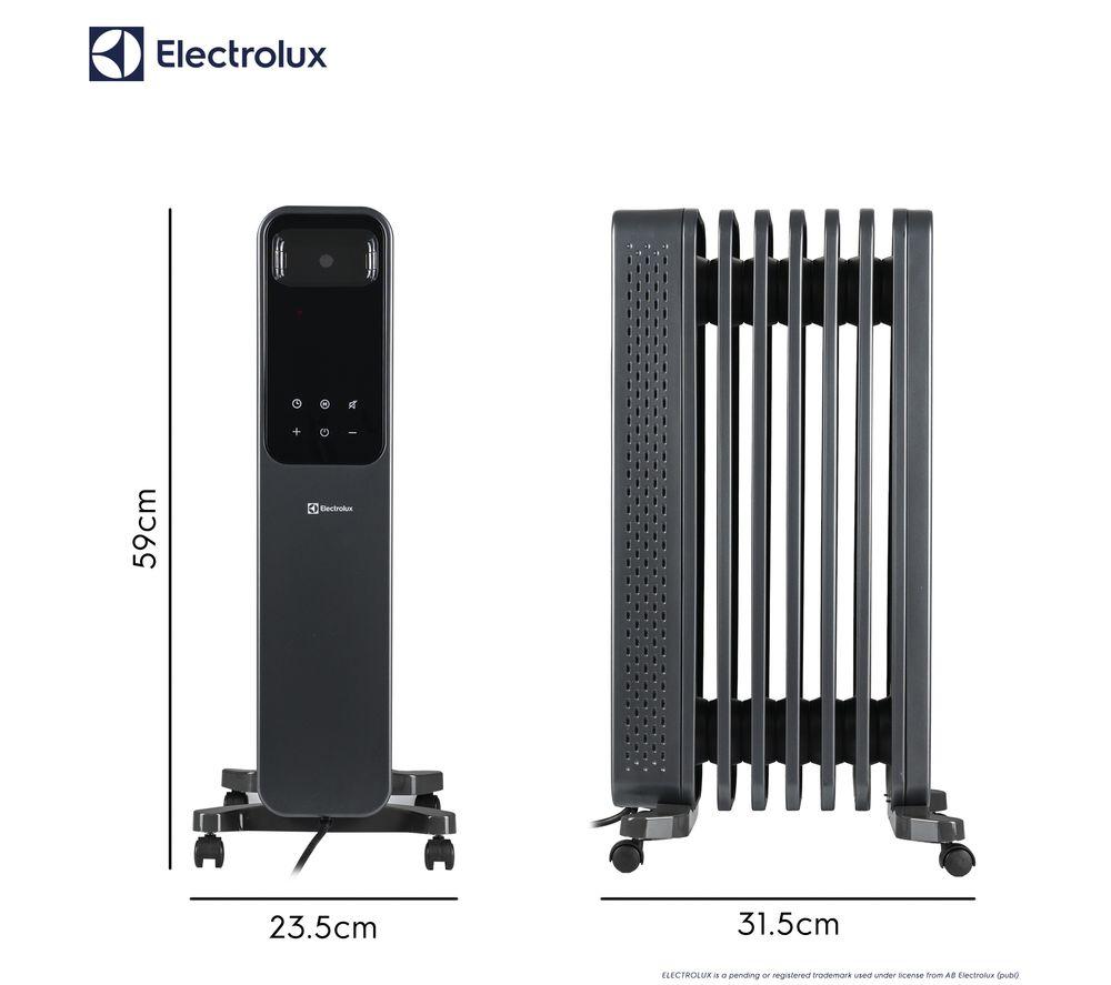 ELECTROLUX HEA2012ELGRY Portable Oil‑Filled Radiator &ndash; Grey image number 6 of 6