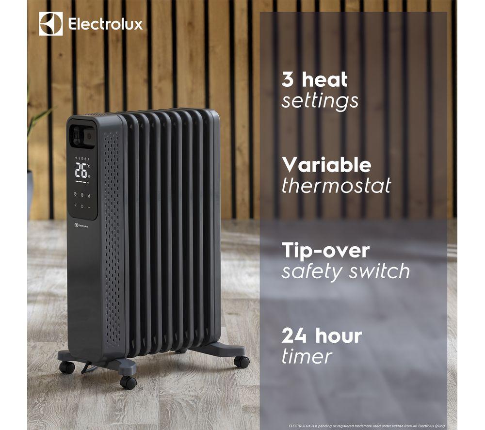ELECTROLUX HEA2013ELGRY Portable Oil‑Filled Radiator &ndash; Grey image number 6 of 6