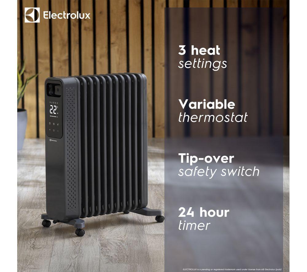 ELECTROLUX HEA2014ELGRY Portable Oil‑Filled Radiator &ndash; Grey image number 6 of 6