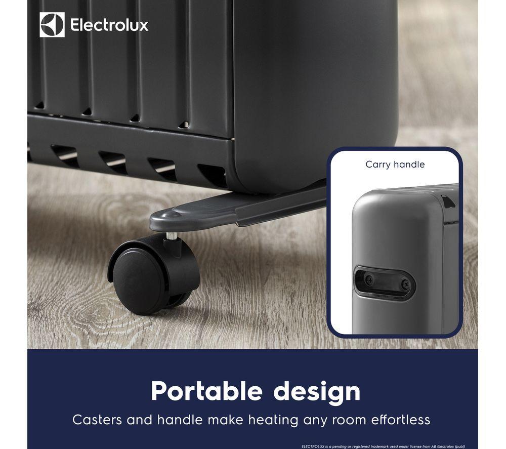 ELECTROLUX HEA1988ELGRY Portable Oil‑Filled Radiator &ndash; Grey image number 4 of 6