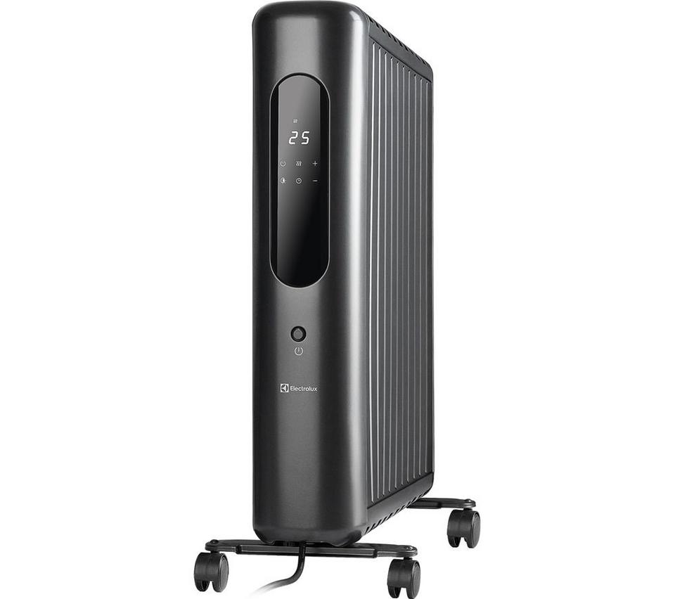 ELECTROLUX HEA1989ELGRY Portable Oil‑Filled Radiator – Grey