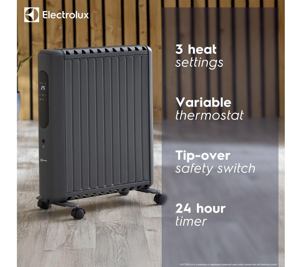 ELECTROLUX HEA1989ELGRY Portable Oil‑Filled Radiator &ndash; Grey image number 6 of 6