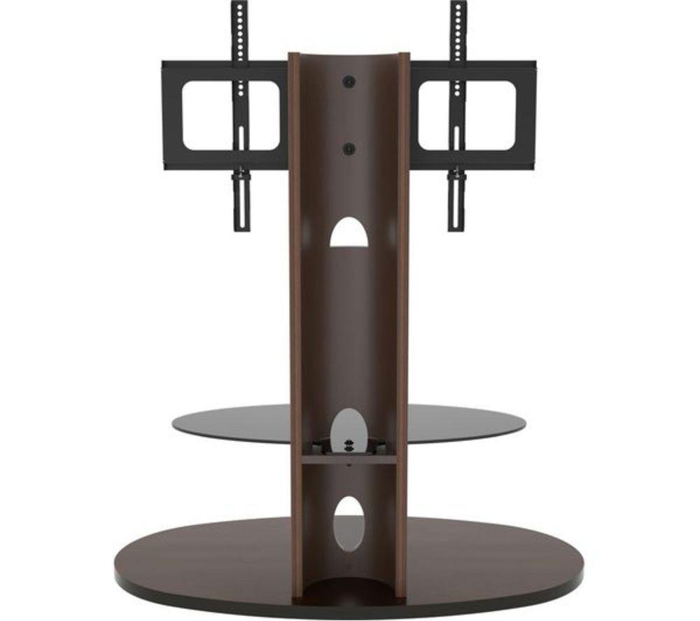 AVF Chepstow 930 mm Oval TV Stand with Bracket for 32-65" TVs - Walnut image number 12 of 26