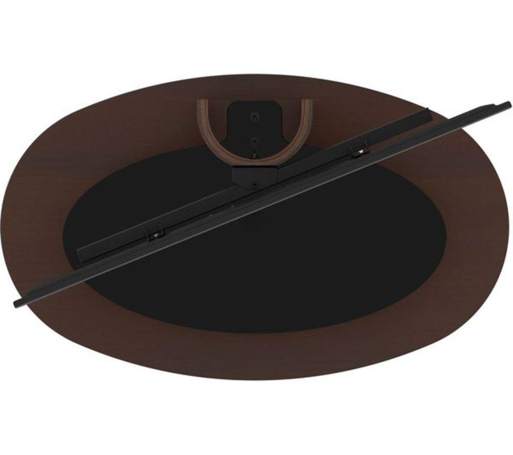 AVF Chepstow 930 mm Oval TV Stand with Bracket for 32-65" TVs - Walnut image number 14 of 26