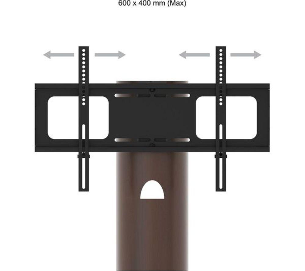 AVF Chepstow 930 mm Oval TV Stand with Bracket for 32-65" TVs - Walnut image number 16 of 26
