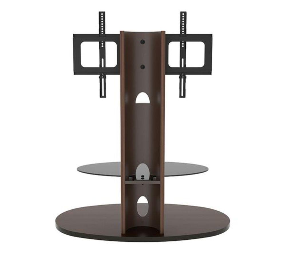 AVF Chepstow 930 mm Oval TV Stand with Bracket for 32-65" TVs - Walnut image number 21 of 26