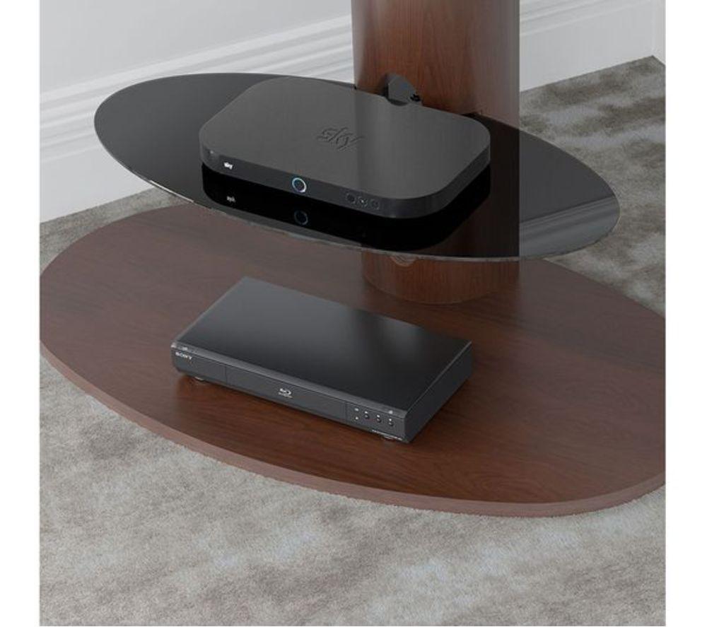 AVF Chepstow 930 mm Oval TV Stand with Bracket for 32-65" TVs - Walnut image number 24 of 26