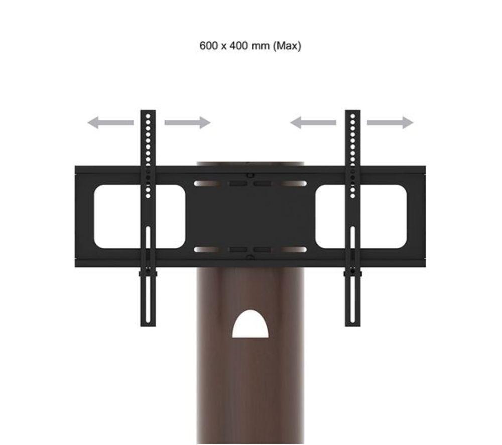 AVF Chepstow 930 mm Oval TV Stand with Bracket for 32-65" TVs - Walnut image number 25 of 26