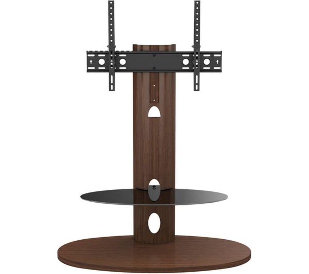 AVF Chepstow 930 mm Oval TV Stand with Bracket for 32-65" TVs - Walnut image number 26 of 26
