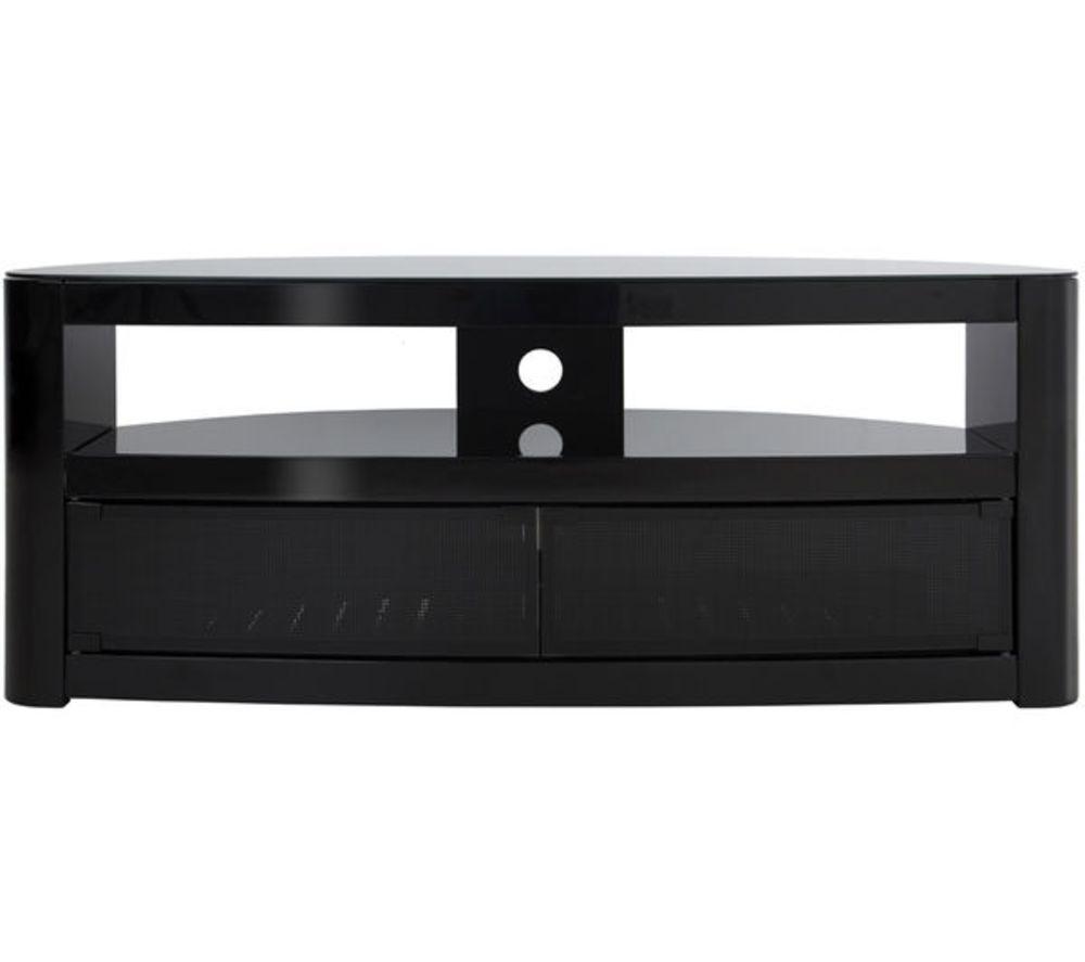 Avf Burghley 1250 Mm Curved Tv Stand For Up To 65" Tvs - Black, Black
