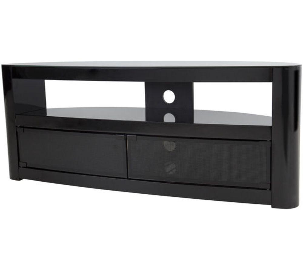 AVF AVF Burghley 1250 mm Curved TV Stand for up to 65" TVs - Black image number 2 of 8