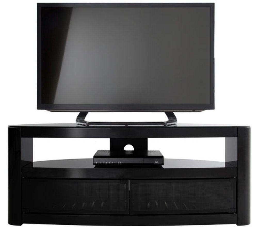 AVF AVF Burghley 1250 mm Curved TV Stand for up to 65" TVs - Black image number 3 of 8