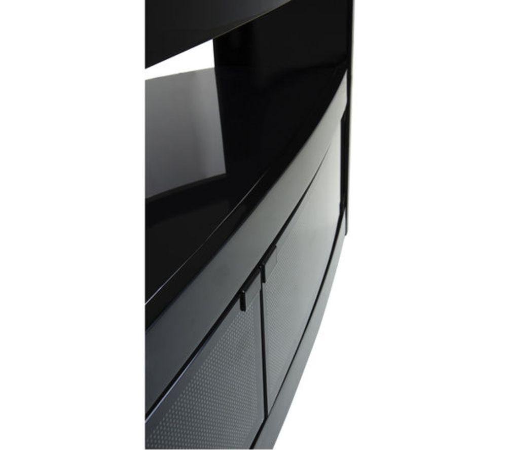 AVF AVF Burghley 1250 mm Curved TV Stand for up to 65" TVs - Black image number 4 of 8