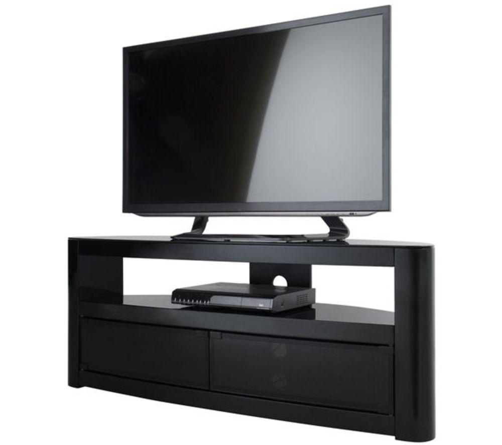 AVF AVF Burghley 1250 mm Curved TV Stand for up to 65" TVs - Black image number 8 of 8