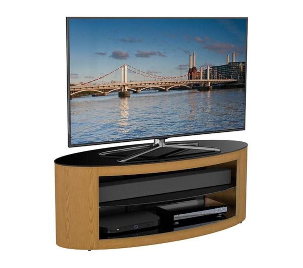 AVF Buckingham 1100 mm TV Stand for up to 55" TVs - Oak image number 2 of 10