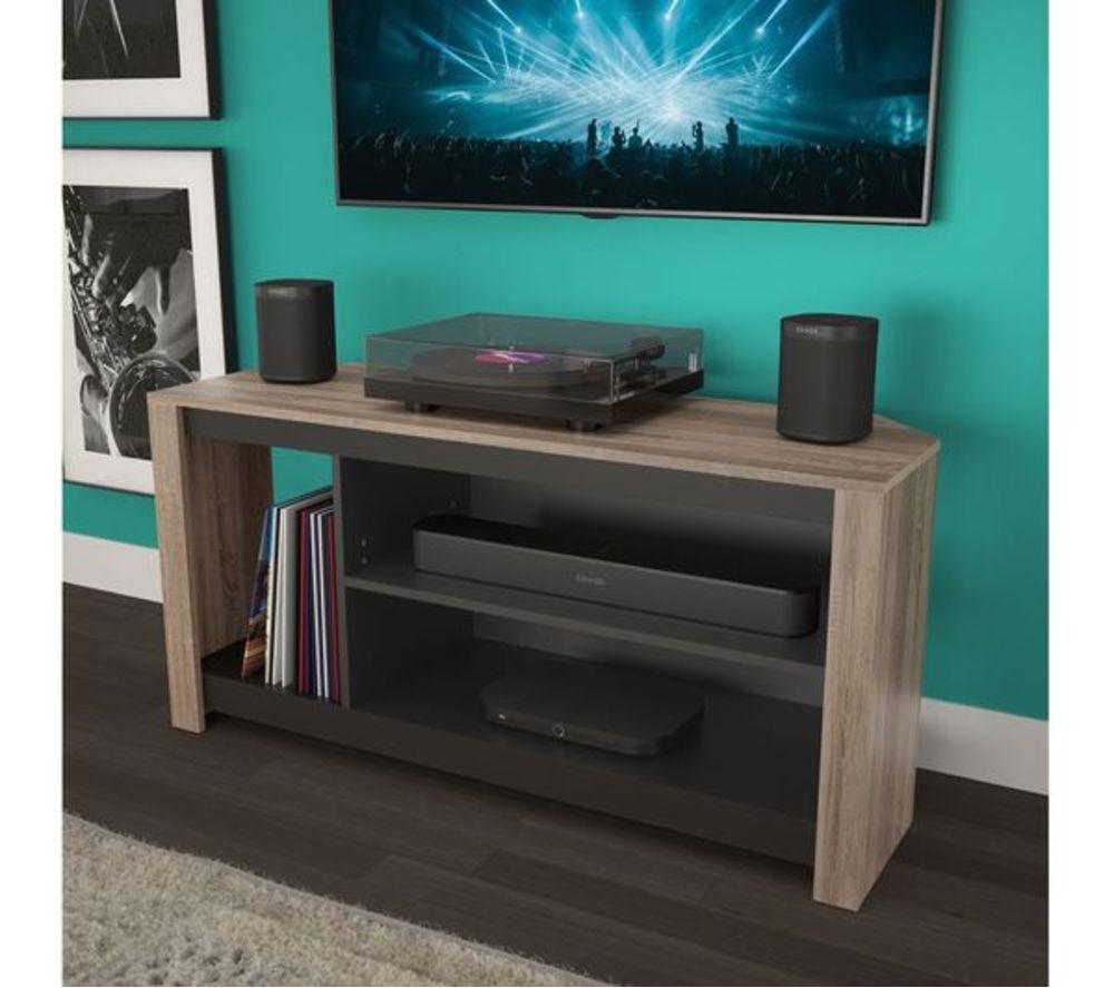 AVF Calibre Alto Gaming 1200 mm TV Stand for up to 60" TVs - Rustic Sawn Oak & Black image number 5 of 11