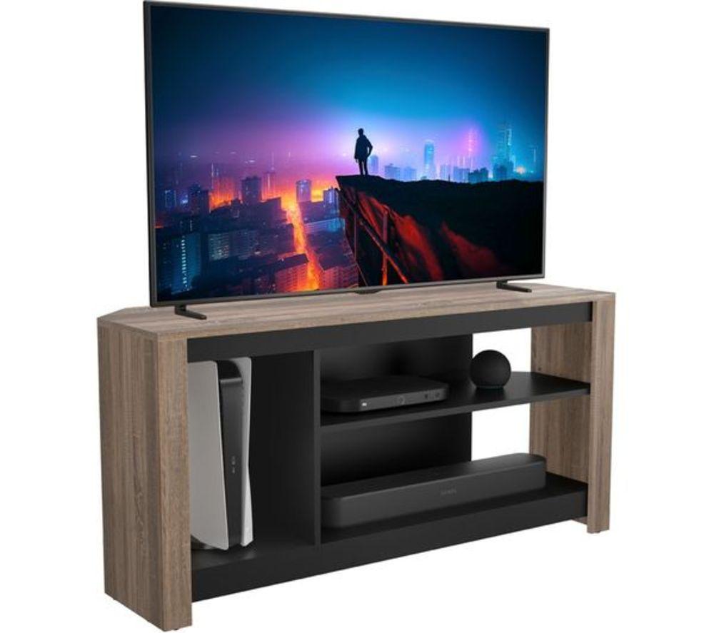 AVF Calibre Alto Gaming 1200 mm TV Stand for up to 60" TVs - Rustic Sawn Oak & Black image number 11 of 11