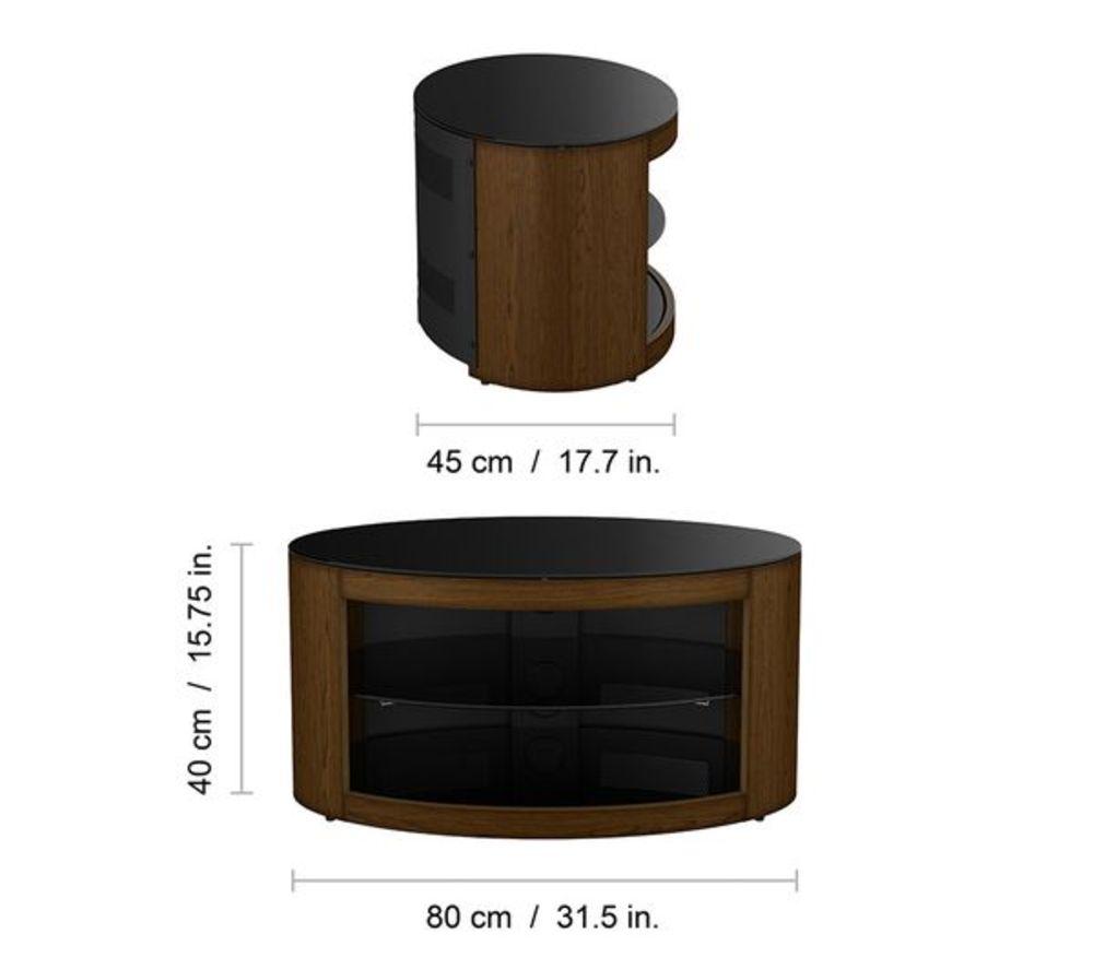 AVF Buckingham 800 mm TV Stand for up to 40" TVs - Walnut image number 2 of 10