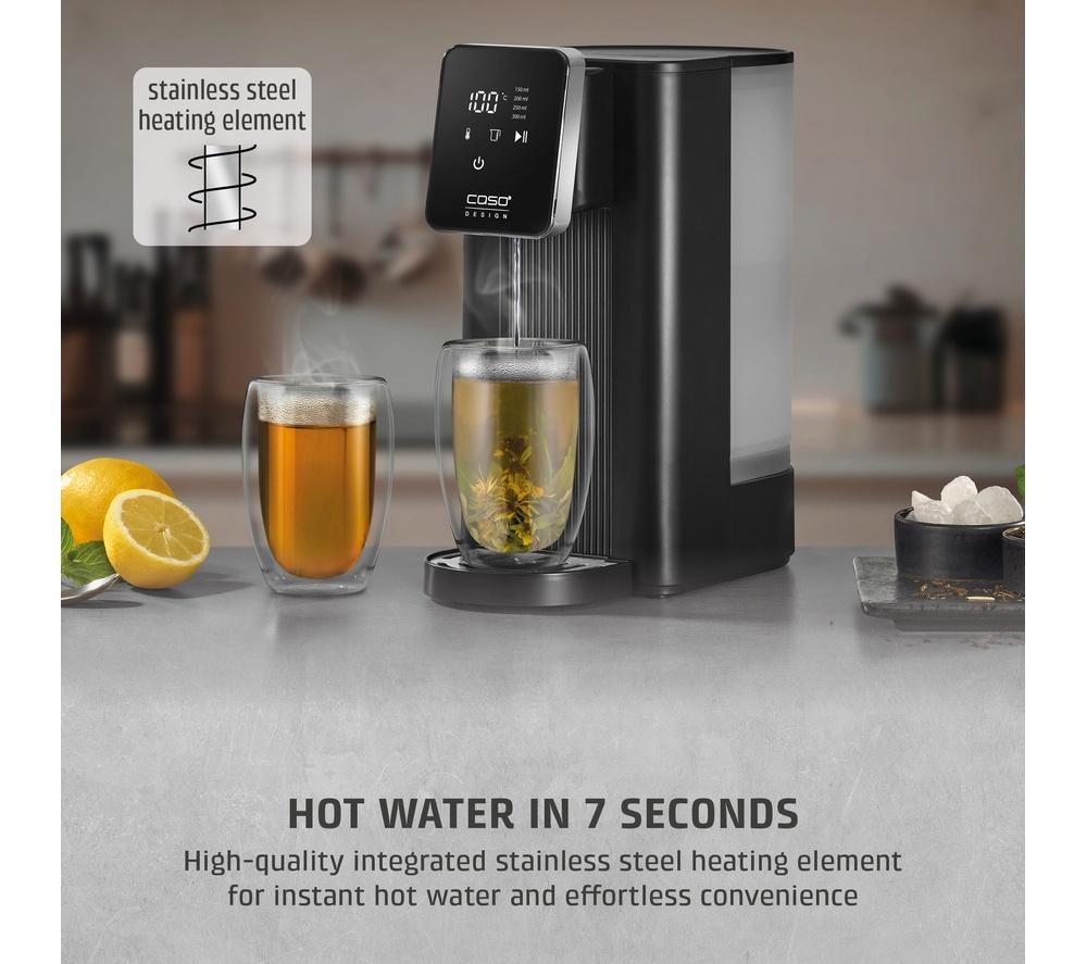 CASO HW 616 Turbo Hot Water Dispenser - Stainless Steel & Black image number 2 of 9