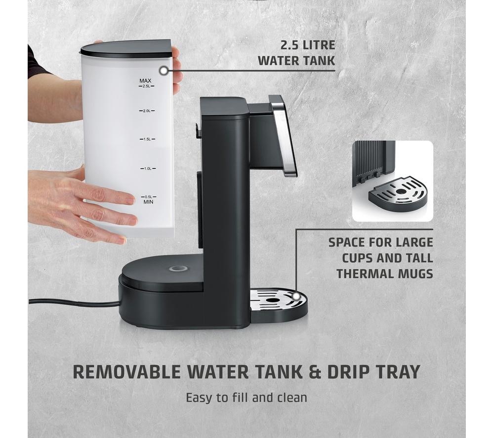 CASO HW 616 Turbo Hot Water Dispenser - Stainless Steel & Black image number 8 of 9