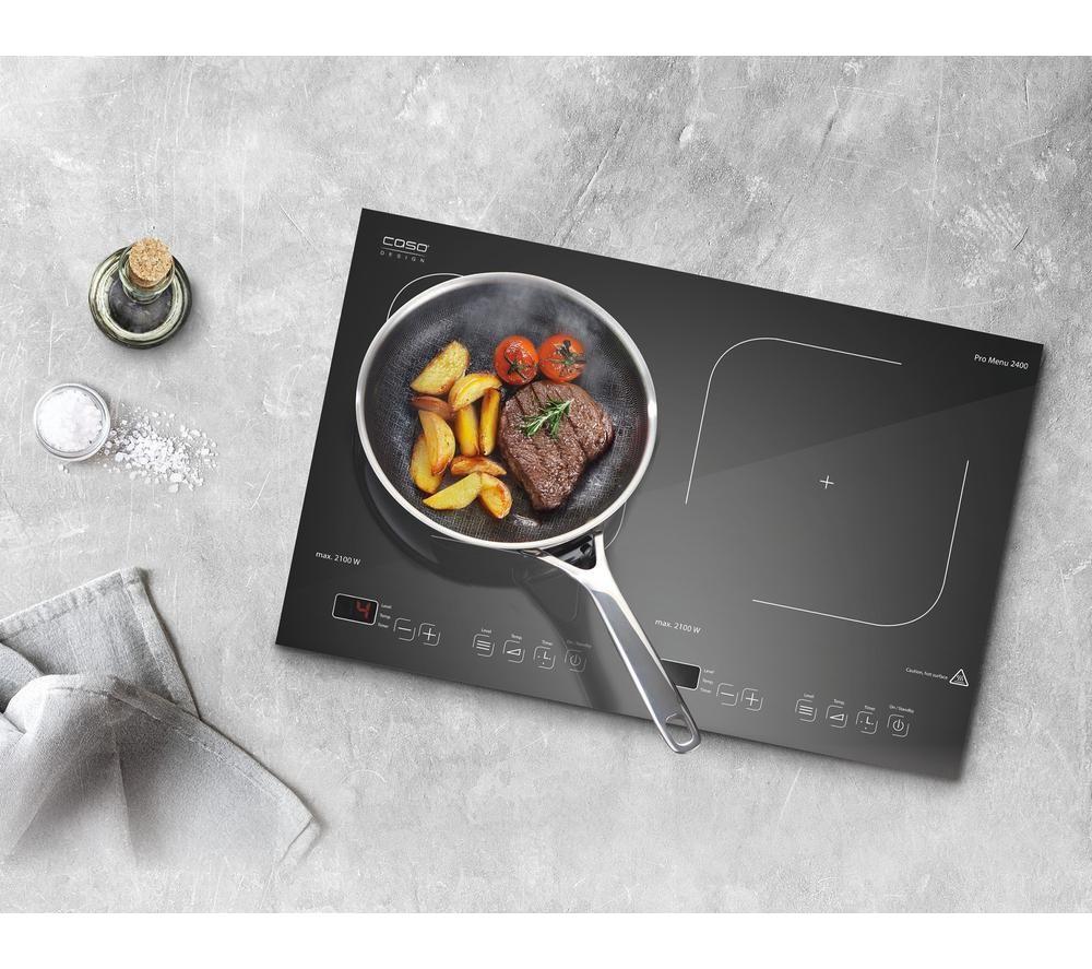 CASO ProMenu Double Induction Hot Plate - Black image number 2 of 3