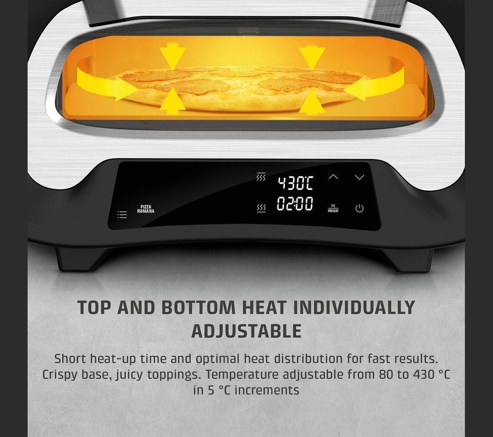 CASO 2984 PizzaChef 430&deg; Pizza Oven - Black & Silver image number 3 of 10