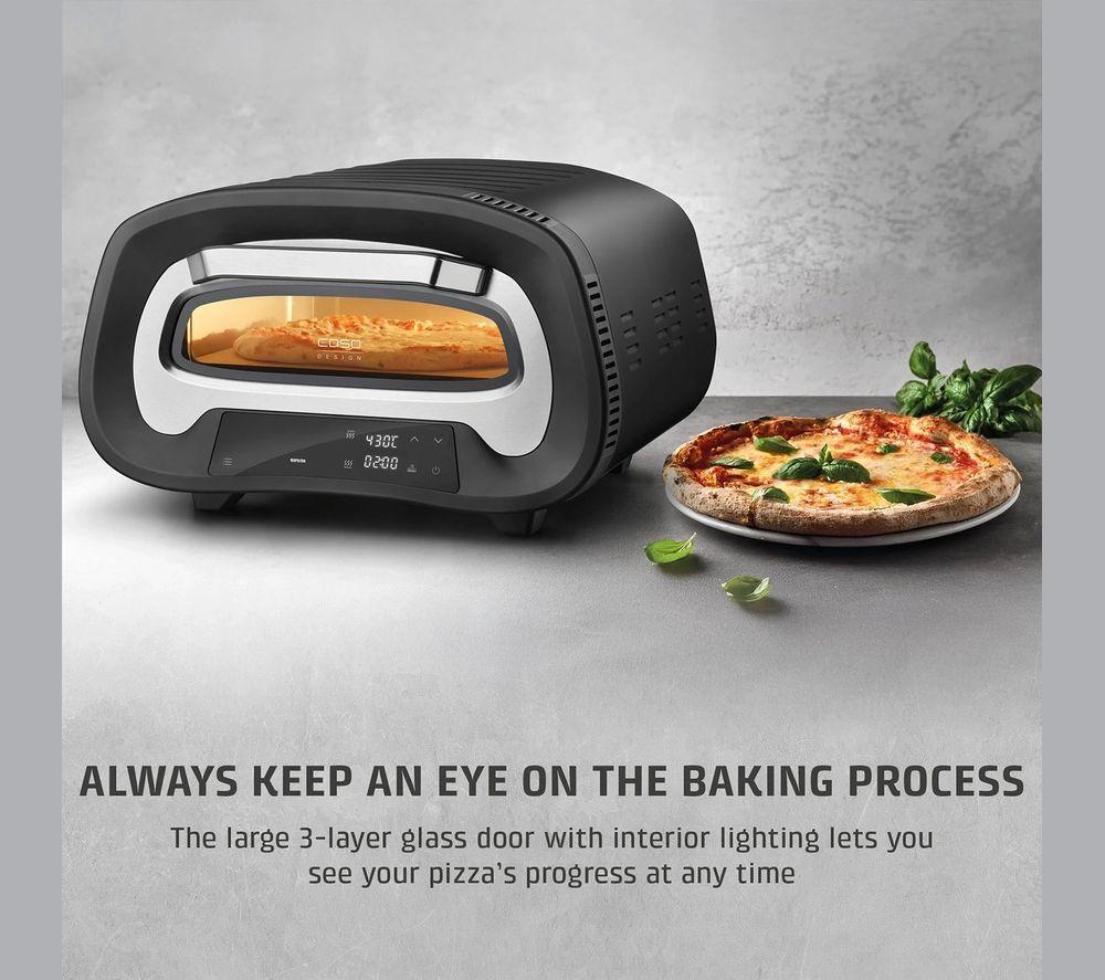 CASO 2984 PizzaChef 430&deg; Pizza Oven - Black & Silver image number 5 of 10