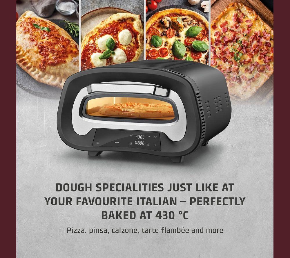 CASO 2984 PizzaChef 430&deg; Pizza Oven - Black & Silver image number 6 of 10