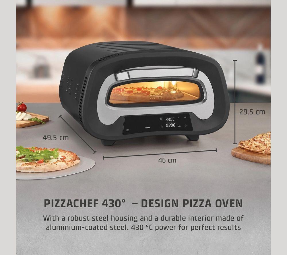 CASO 2984 PizzaChef 430&deg; Pizza Oven - Black & Silver image number 8 of 10