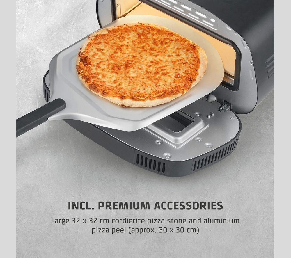 CASO 2984 PizzaChef 430&deg; Pizza Oven - Black & Silver image number 9 of 10