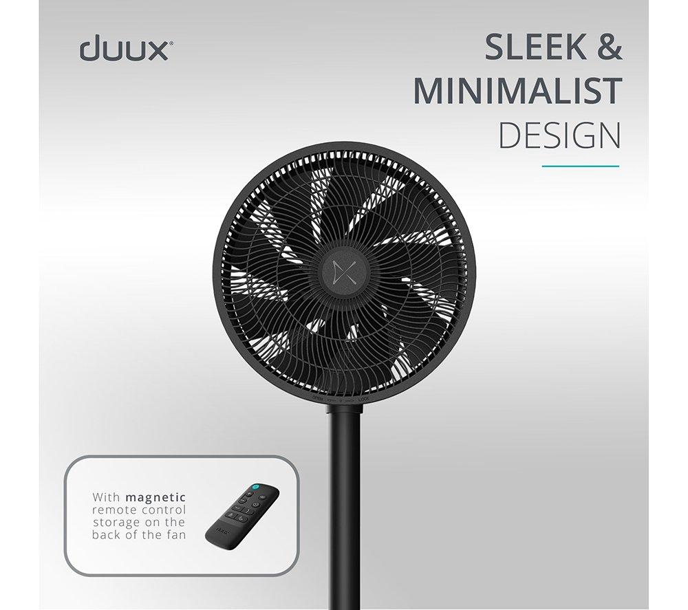 DUUX Whisper Flex 2 13.4" Smart Pedestal Fan - Black image number 8 of 11