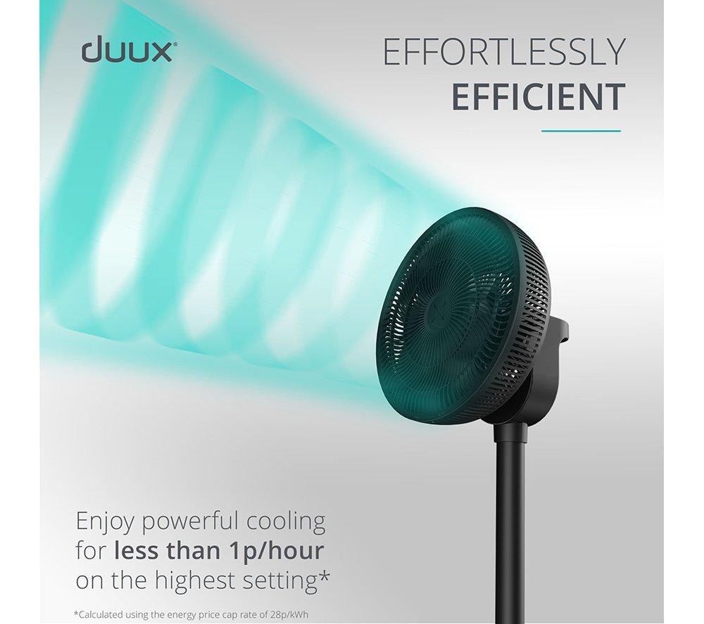 DUUX Whisper Flex 2 13.4" Smart Pedestal Fan - Black image number 9 of 11