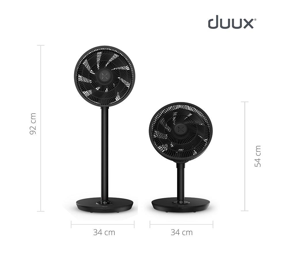 DUUX Whisper Flex 2 13.4" Smart Pedestal Fan - Black image number 11 of 11